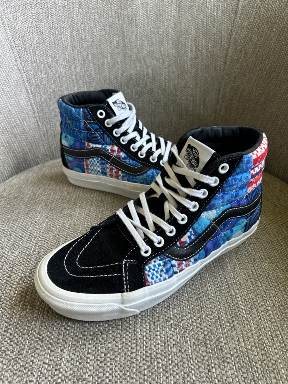 Vans x SpongeBob x Sandy Liang Sk8-Hi 38 DX Patchwork Sneakers